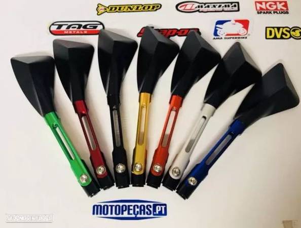 Espelho retrovisor pequeno suzuki gsxr gsx gsf bandit e outros modelos - 1