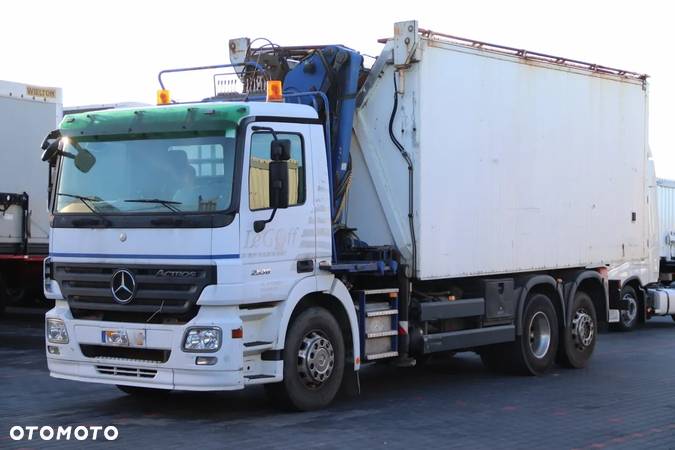 Mercedes-Benz ACTROS 2536 / 6X2 / WYWROTKA- 38 M3 + HDS LHO 150Z / DO ZŁOMU / - 1