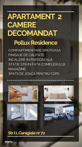 Apartament 2 camere decomandat,Pollux Residence,Chiajna-2 km Uverturii-7