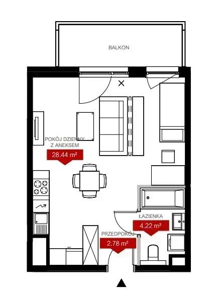 Przemyślane 35,5 m² | Nowe | Serce Jeżyc-1