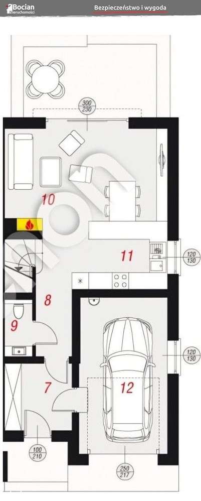 Nowoczesny bliźniak w stanie deweloperskim-Banino!-4