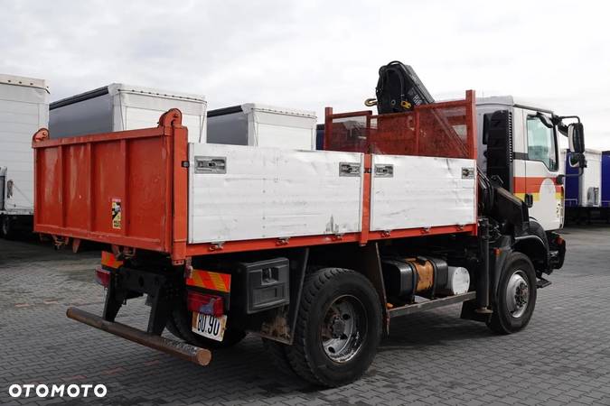 MAN TGM 13.280 / 4x4 / MANUAL / WYWROTKA + HDS HIAB 111 - 8