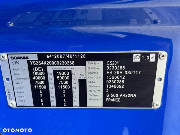 Scania Scania S500 z Niemiec idealny stan Full led kontrakt scania ASO - 22