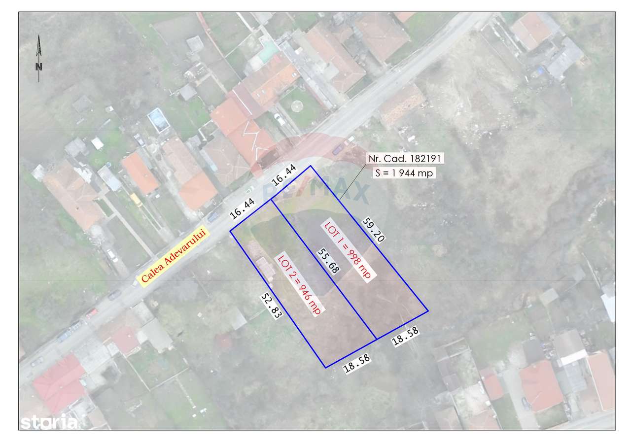 Teren intravilan, 946 mp, de vânzare, Oradea, Strada Adevărului - Imagine principală: 2/5