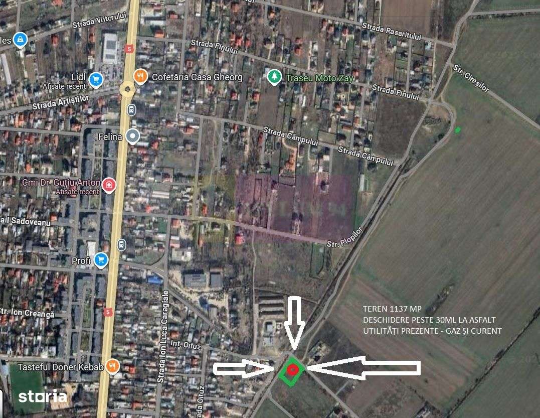 Teren la Asfalt cu utilități alături (Curent & Gaz) lângă București - Imagine principală: 4/20