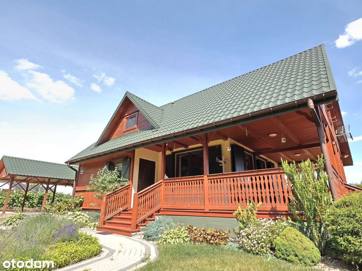 Drewniany dom całoroczny 132,4 m² + garaż - Mazowieckie - Pełny obrazek: 5/20