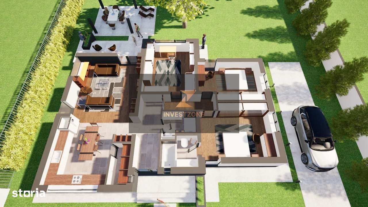 Casă Nouă Modernă cu 4 Camere – Strada Făcliei-13