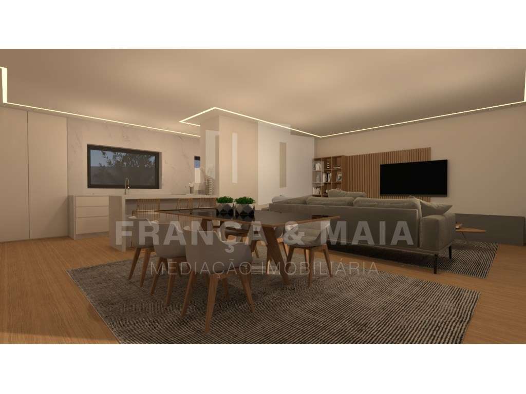 Moradia T3 em construção inserida no empreendimento Villas Mirante ...-4