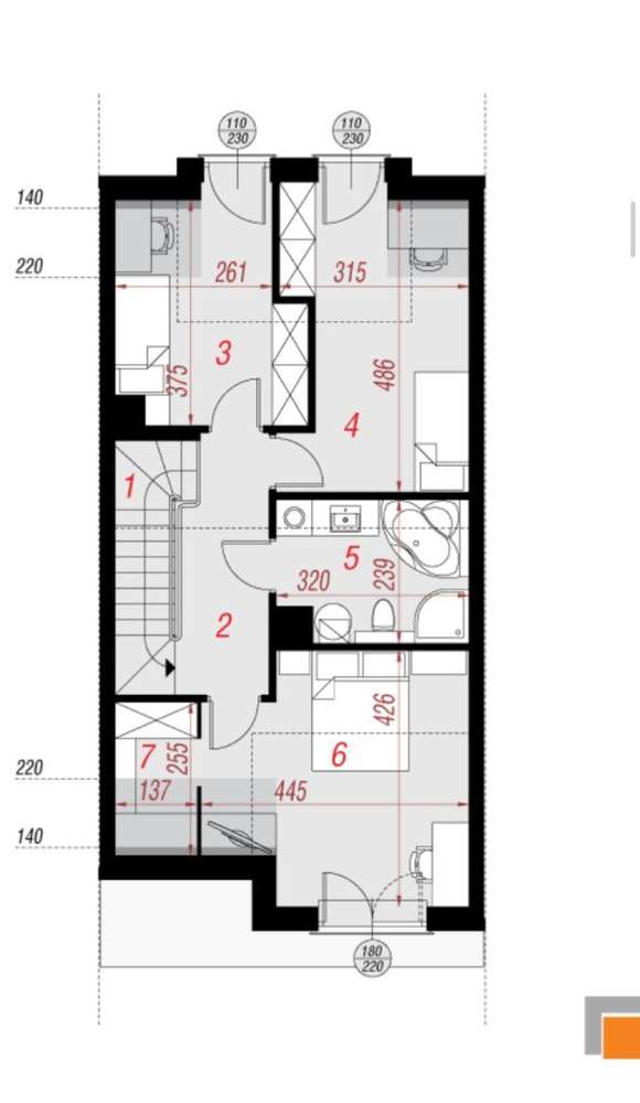 Strzelce Grn, 377m2-zab. szereg. PNBudowę, 69000zł-6