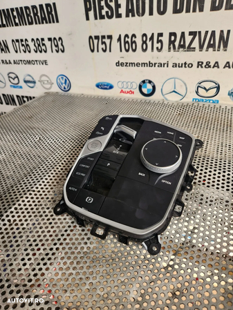 Consola Centrala Idrive Selector Viteze Timonerie Buton Start Stop Frana De Mana Bmw G20 G21 G22 G23 G26 G28 G29 G42 M2 M3 M4 Volan Stanga Dezmembrez Bmw - Dezmembrari Arad - 2