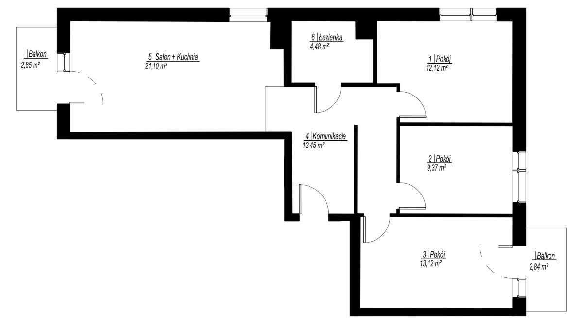 ❗ Okazja❗gotowe Mieszkanie 4-pokojowe 74m2 ✅-4