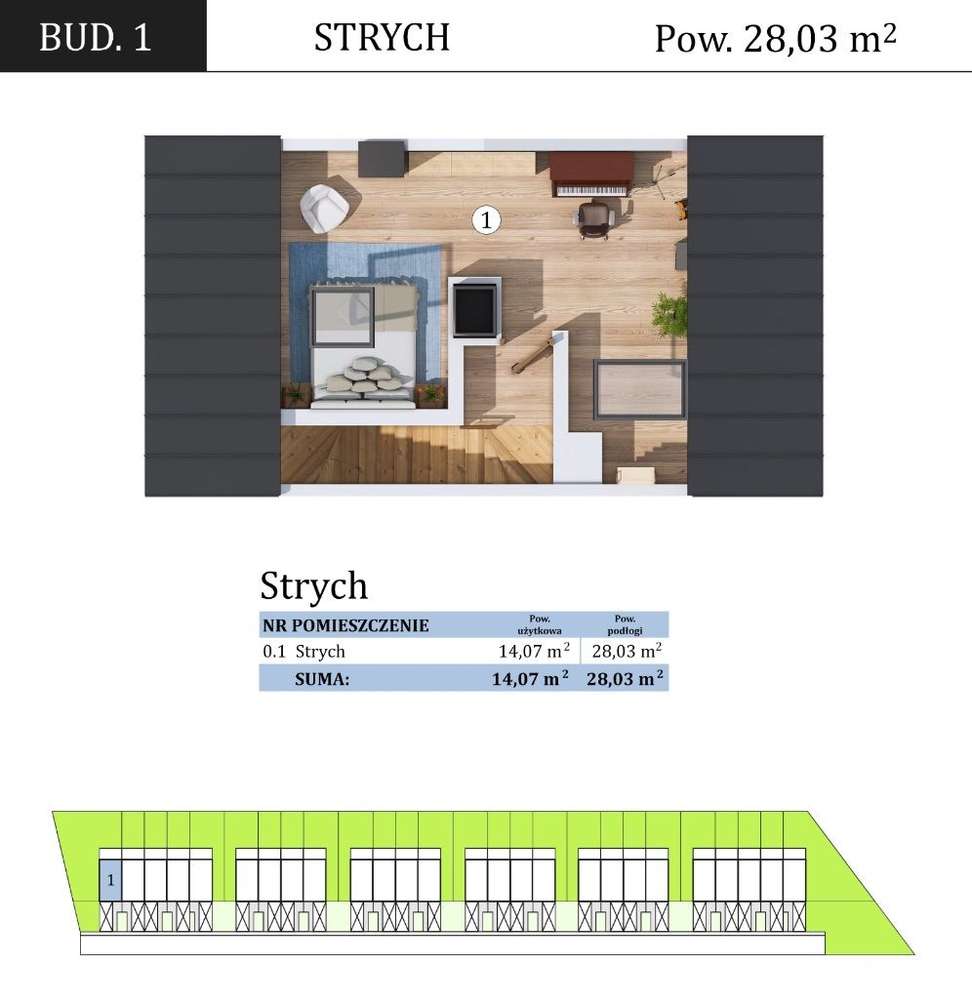 Dom w zabudowie szereg.113,72 m2_os. "Przyjazne Dobrzykowice" ETAP IV-6