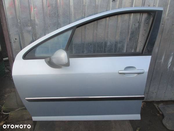 Drzwi przednie lewe Peugeot 407 EYLC (bez malowania) - 1