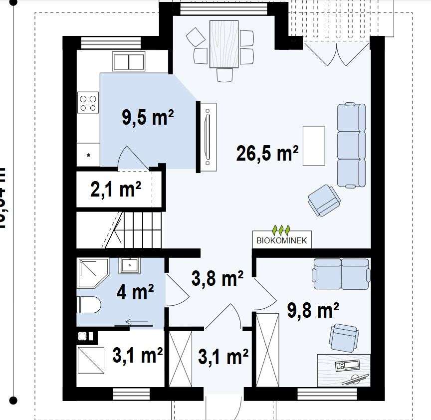 Dom w centrum Brwinowa- ogród ze starodrzewem-okaz-13