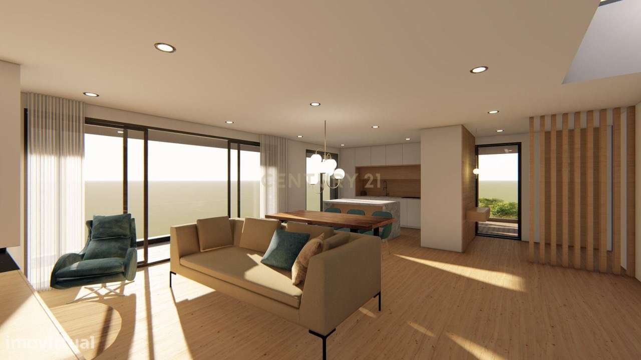 Terreno de 800 m² com Projeto Aprovado | Moradia T3 Contemporânea | Sã-11