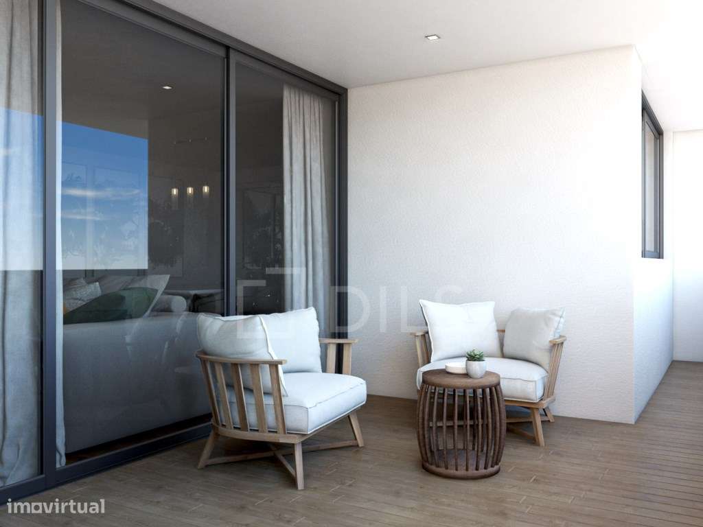 Apartamento T2 com terraço, em novo empreendimento, no Algarve - Grande imagem: 1/34