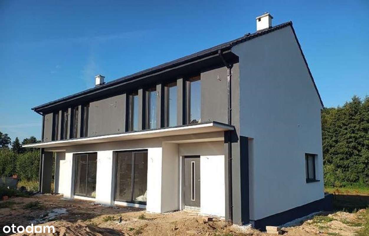 Dom w zabud. bliźn. o pow. 105m2, działka 500m2, stan dewelop., Borek