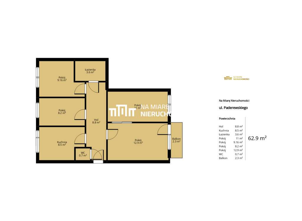 Przestronne 4 pokoje | ul. Paderewskiego Rzeszów - Pełny obrazek: 3/16