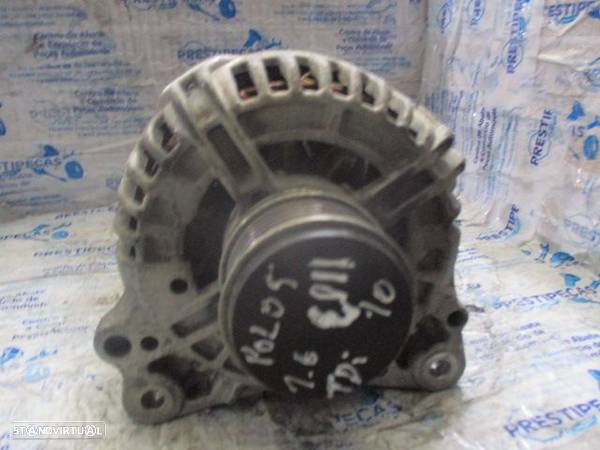 Alternador 0124525091  06F903023F VW POLO 5 1.6TDI 2010 VW GOLF 5 1K 2008 1.9TDI 105CV 3P PRETO BOSCH SEAT IBIZA 4 6J FASE 1 2009 1.6TDI 90CV 5P BRANCO BOSCH - 4