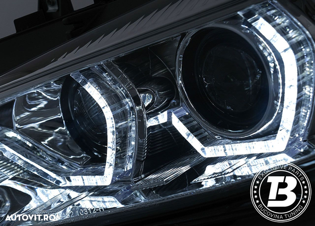 Faruri LED Angel Eyes compatibile cu BMW Seria 3 F30 F31 - 7