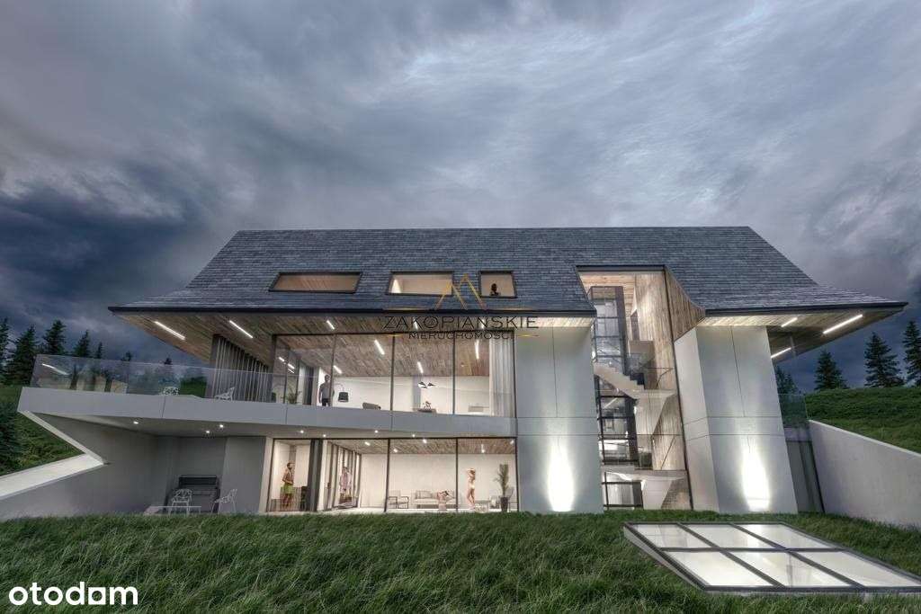 Działka widokowa z projektem domu - Pająkówka-4