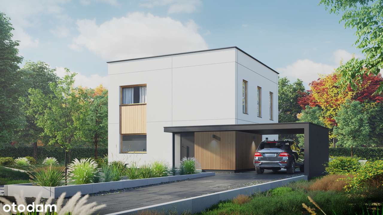 Wolnostojący nowoczesny dom piętrowy w Poznaniu - P.9-1