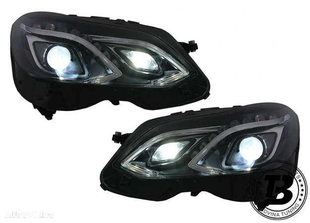 Faruri LED compatibile cu Mercedes E Class W212 Facelift Design - 9