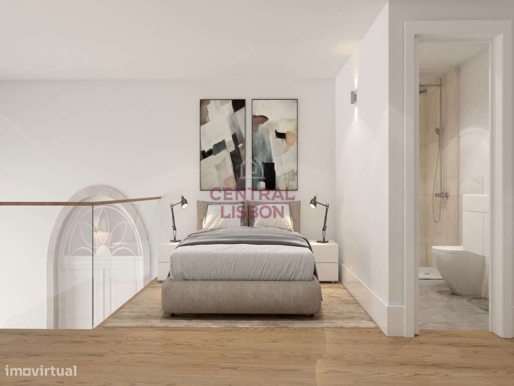 LOFT 001 A (APARTAMENTOS T1+T0) NO 'FERVENÇA PALACE' - CONDOMÍNIO E... - Grande imagem: 3/11