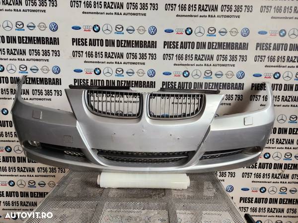 Bara Fata Completa Cu Spalatoare Far Grile Si Proiectoare Bmw E90 E91 NFL Necesita Vopsire Mici Defecte - Dezmembrari Arad - 1