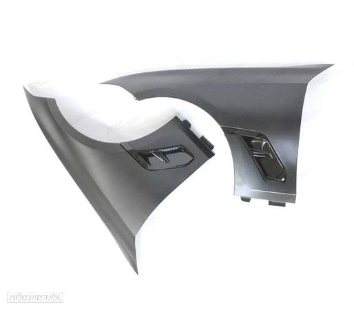 GUARDA LAMAS FRONTAL PARA BMW G20 G21 LOOK M4 PRETO - 2