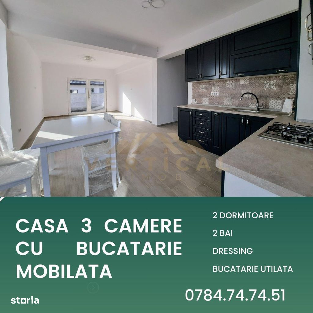 Casa parter 3 camere - com Berceni