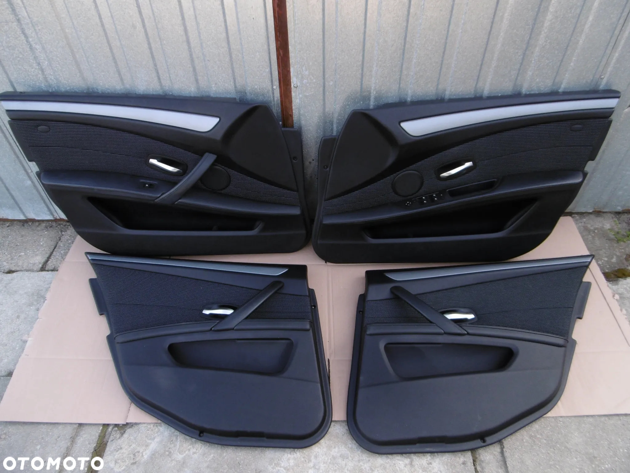 Fotele kanapa boczki BMW e60 półskóra m-pakiet sportsize lift polift Anglik - 16