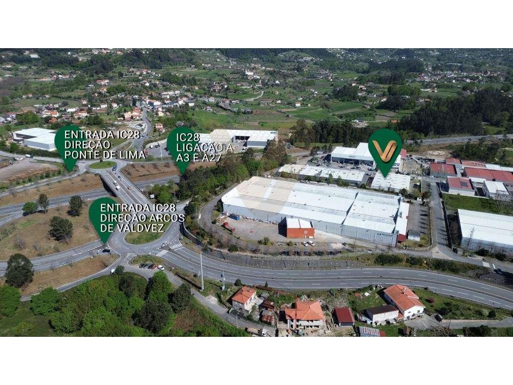 Pavilhão Industrial / Logística / Armazém | Padreiro - Arcos de Val... - Grande imagem: 2/42