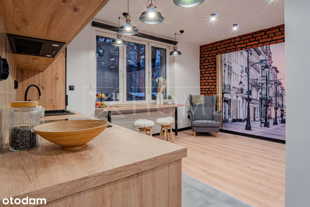 2 pokoje, styl loftowy, blok z cegły, przy Manu - Pełny obrazek: 1/9