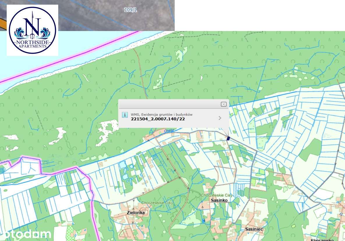 Sasino - Nad Chełstem - działka rolna na sprzedaż-0