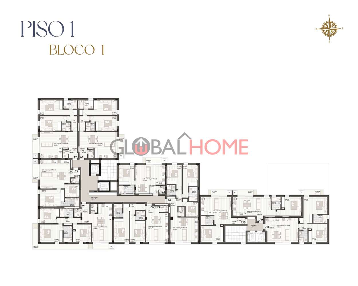 Apartamentos T2 – Empreendimento Oporto Plaza-18