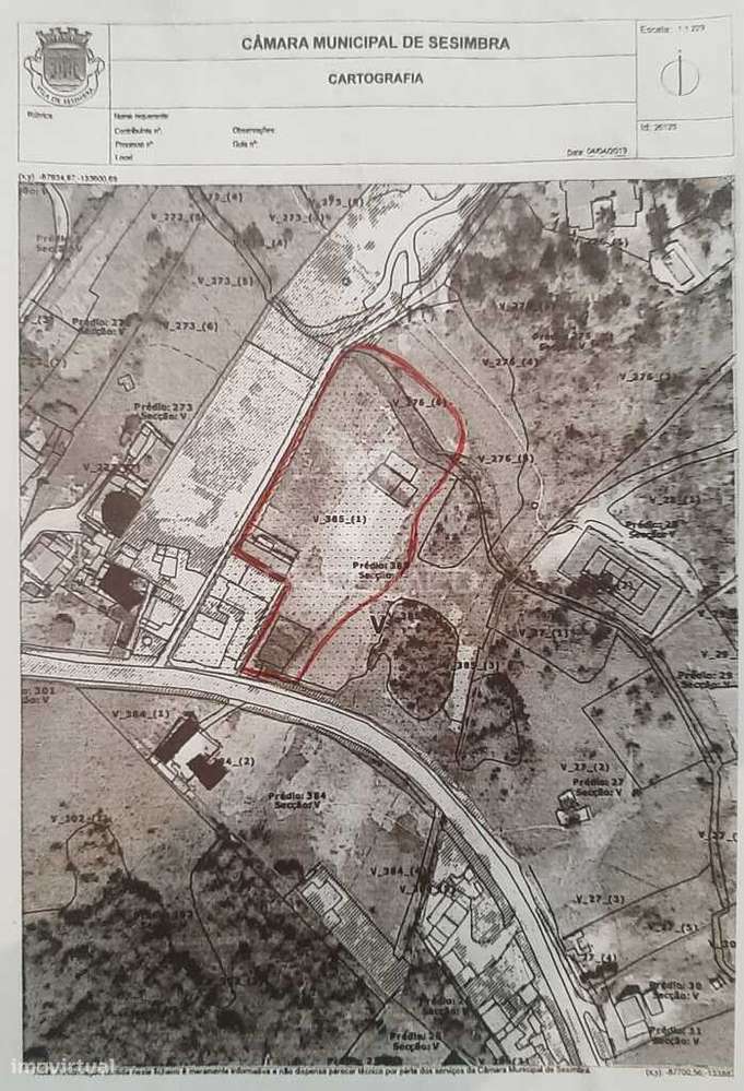 Terreno Urbano com 3545 m² na zona de Sesimbra / Zambujal, incluind...