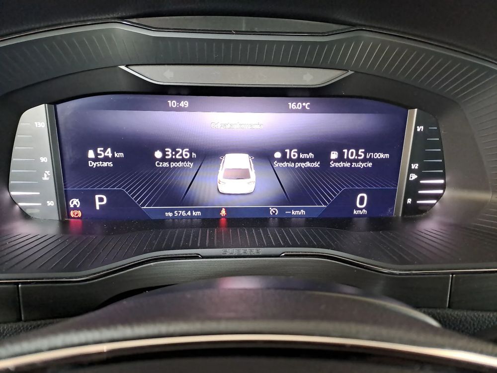 SKODA SUPERB 2,0TDI 150KM DSG Virtual Klimatyzacja Elektryczne Fotele Salon PL ASO