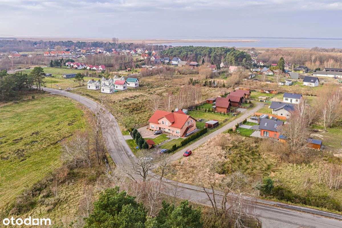 Bliźniak w spokojnej okolicy,blisko jeziora Łebsko-15