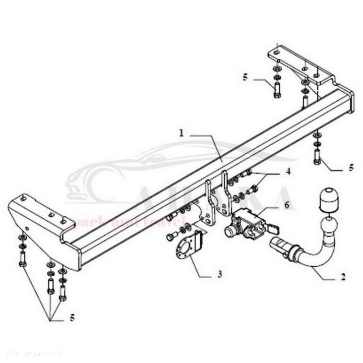 Hak Holowniczy Automat Do Volvo V70 Kombi 2004-2007 - 3