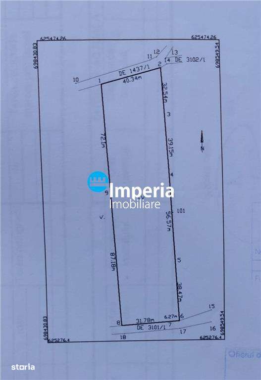 Teren intravilan de vanzare Visan 6380 mp - Imagine principală: 1/9