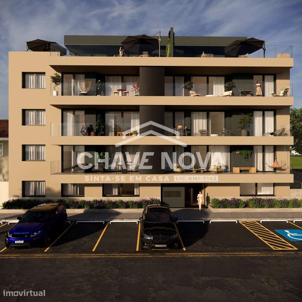 T1 Novo c/ Lugar de Garagem em São Felix da Marinha-18