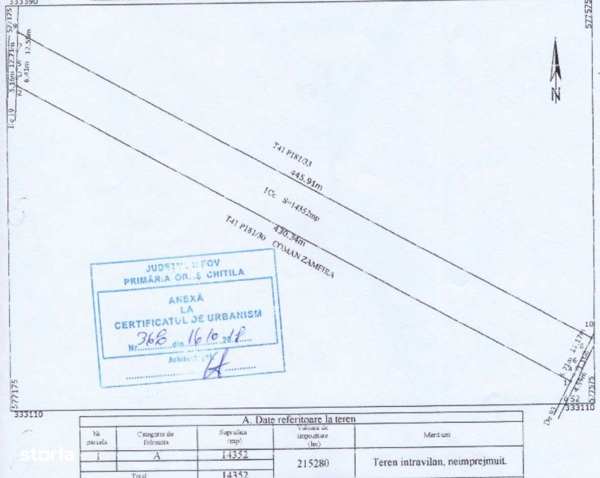 De vanzare teren industrial – Ideal pentru dezvoltare hale Chitila-3