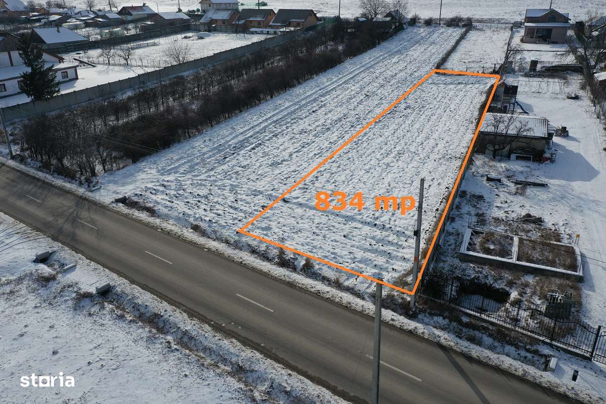 Teren 834 mp Sarata Dealul Nou stradal Itravilan Negociabil-3