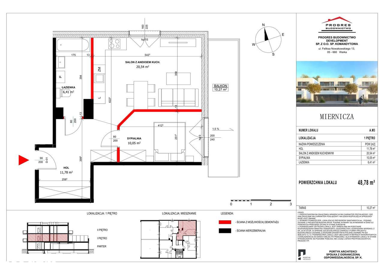 Apartament nr 3, bud.A - Pełny obrazek: 2/5