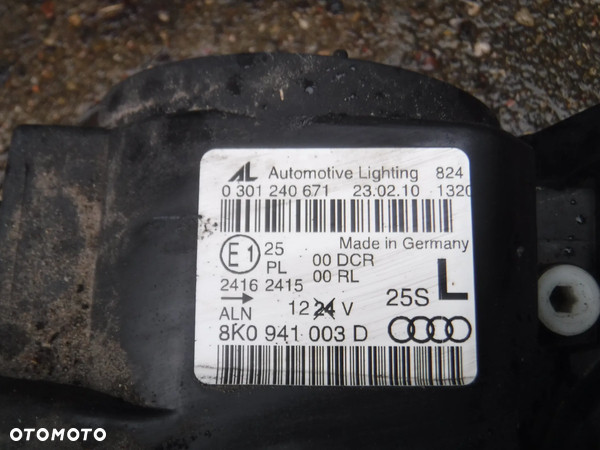 Audi A4 B8  xenon kompletny LED lampa przod prawa kompletna sprawna - 7