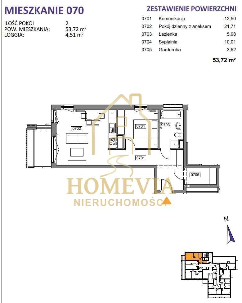 Słoneczne Apartamenty 54m2 2 Pokojowy z Loggia 8p-16