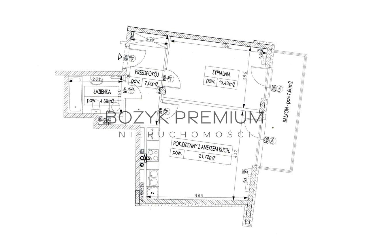 Urokliwe 2 pokojowe mieszkanie z balkonem | Ursus, Gołąbki | 47 m2-11