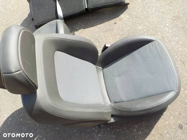 fotel kierowcy fotele komplet skóra opel corsa d 5D - 3