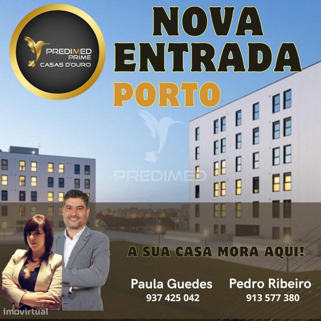 T1 NOVO - JUNTO AO HOSPITAL DE SÃO JOÃO - PORTO - PRONTO A ESCRITURAR